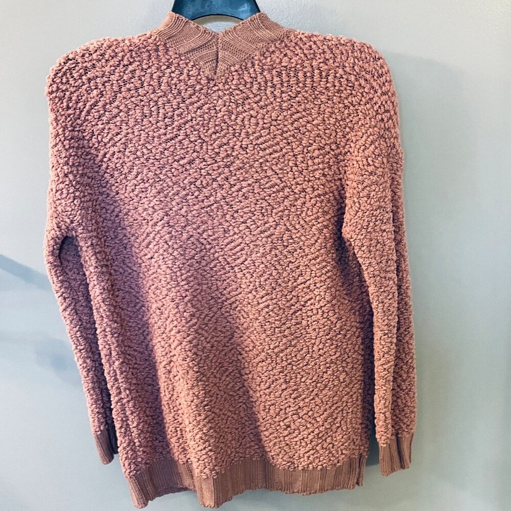 C'est Toi Tricot Open Front Cardigan Sweater Dusty Pink Size Medium๐ - Picture 7 of 7